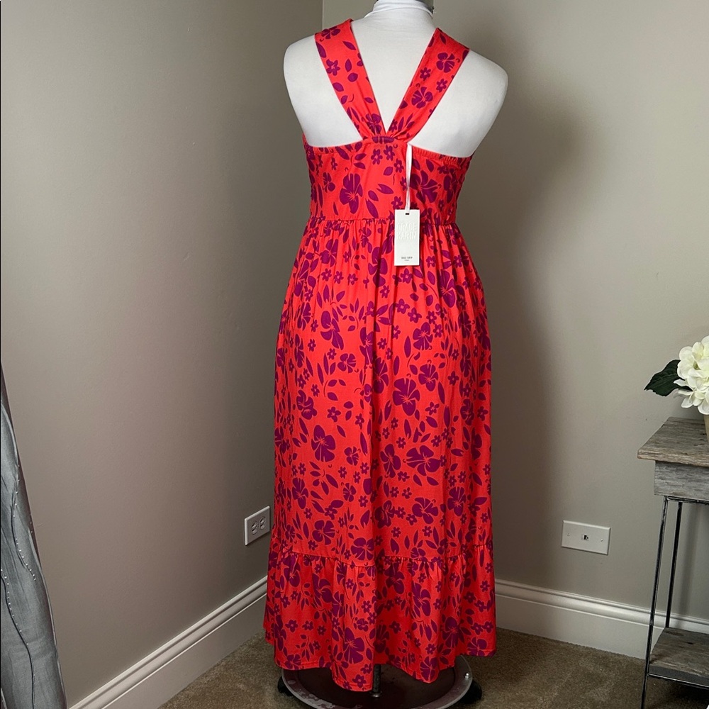 NWT Grace Karin Criss-Cross Maxi Dress – Size Large 🌺 - Picture 3 of 5